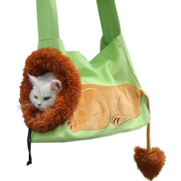 Husdjursväska för katter och små hundar, Katt- och hundväska för bekvämt bärande, Mjuk kattbärare för resor och transport, Bekväm och hållbar