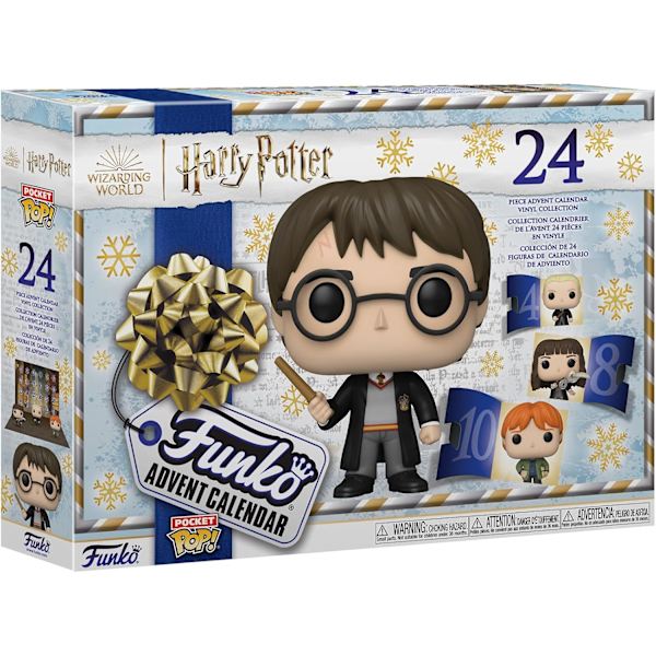 Funko Pop! Adventskalender: Harry Potter - 24-delad julklappssats, 24 dagars julnedräkningspresent, Adventskalender överraskningsjulklapp för barn