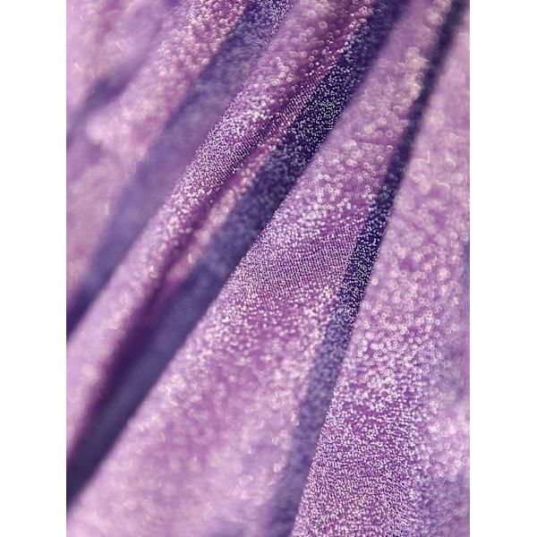 WJSM Dame Bandeau Bikini Sæt Binde Side Badetøj O Ring Cinched Stropløs Badedragt Halter Todelt Badedragt 446_purple Metalic M
