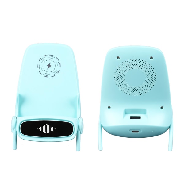 Magnetisk Trådlös Telefonladdningsställ - Ladda 2 Telefoner Samtidigt, 36W Universal Trådlös Telefonladdare, Stolsdesign Green