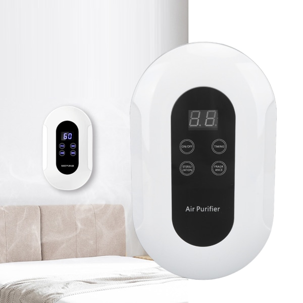 Intelligent luftrenare ABS app-kontroll 100‑240V 33db 50 kvadratmeter smart luftrenare för sovrum vardagsrum EU-kontakt