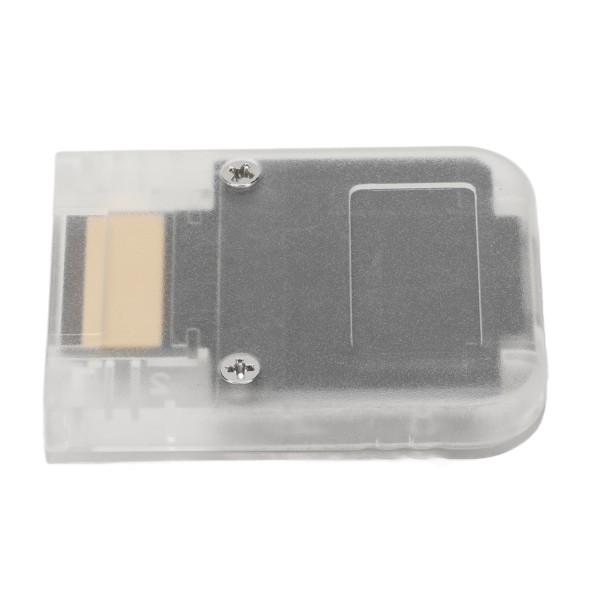 GC2SD-kortlæser Plug and Play bærbar professionel spillekonsol Micro Storage Card Adapter til Wii til GC Transparent