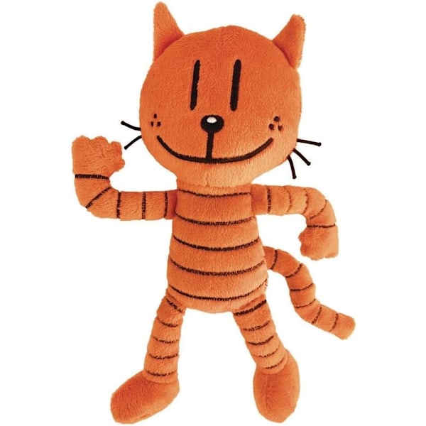 MerryMakers Dog Man's Petey Mjuk Plyschleksak, 5 - 12 år, 23 cm, från Dav Pilkeys Dog Man-bokserie