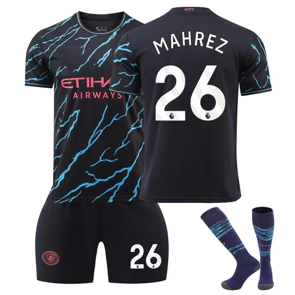 23/24 Manchester City koti lasten jalkapalloasu, NO.26 MAHREZ 24