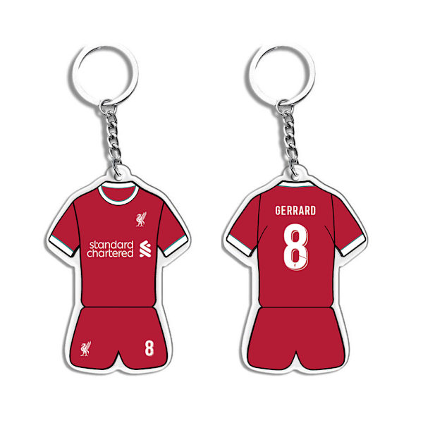 Europeiska cup-fans, fotbollssouvenirer, nyckelringar, hängen, sport små presenter Gerrard