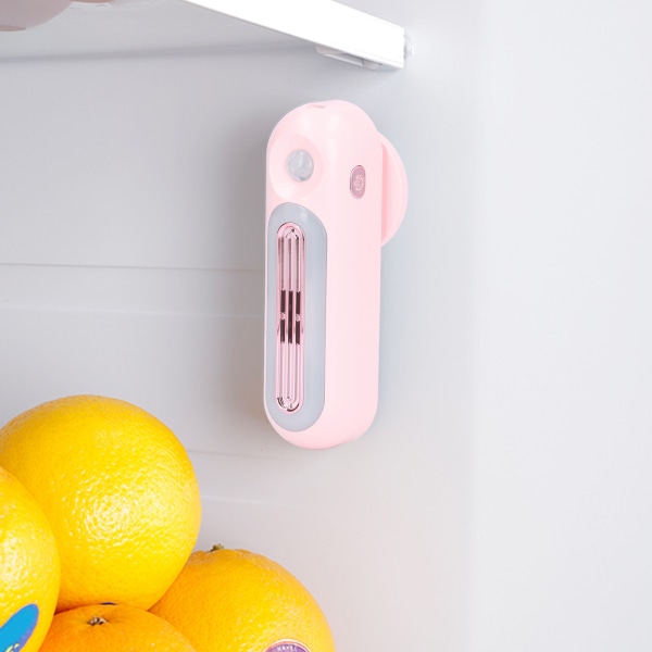 Køleskabsdeodorisator Smart Sensing 5V 120mA Varm Nattelys USB Genopladelig Skab Elektrisk Deodorisator Pink