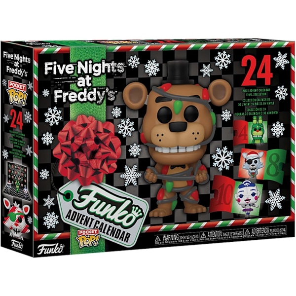 Funko Pop! Joulukalenteri: Five Nights at Freddy’s - 24 Päivän Joulunodotuksen Lahja, Joulukalenterin Yllätysjoululahja Lapsille