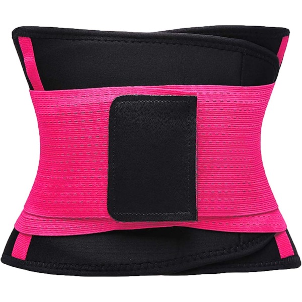 Midjetrenerbelte for kvinner - Midjetrener Trimmer - Slankende Body Shaper-belte - Sport Girdlesbelte (UP Graded) Fuchsia L