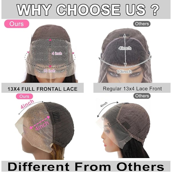 Ombre-högdlockig Lace Front-peruk Mänskligt Hår 180% Densitet Honungsblond Lace Front-peruk Rak 13x4 Transparent Lace Limfri Peruk 4/27 Färgad Peruk Förplucked Frontal Ombre Highlight Wig 20 Inch