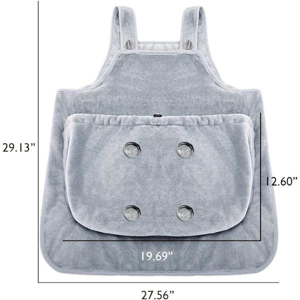 ® Justerbar Kattforkle med Hull Pet Carrier Sovepose Pet Carrier Sling Kattbærer Bag Kattbærer Pung for Små Dyr