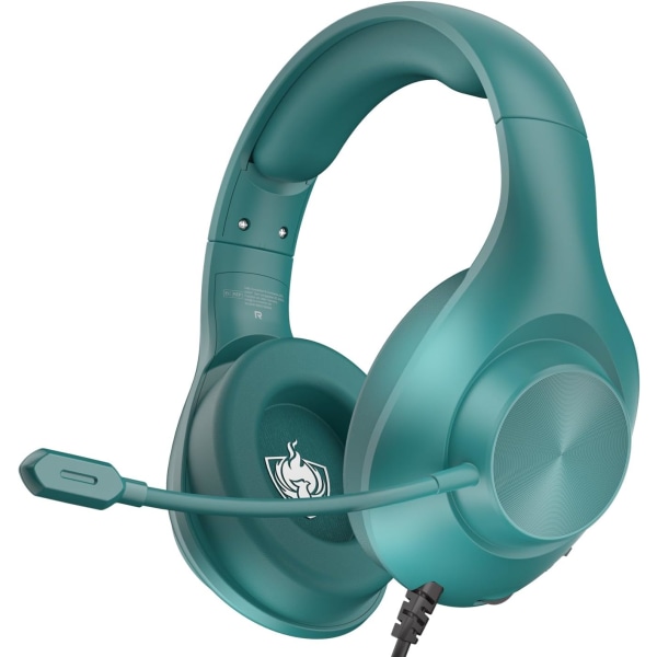 Gaming Headset PS4 Headset, Xbox Headset med 7.1 Surround Sound, Gaming Over Ear-hodetelefoner med støyreduksjon Fleksible mikrofonminne øreklokker, for Blue