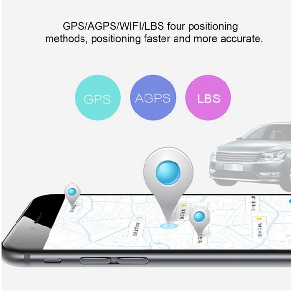 Minifordonsbil Realtids GPS-spårningslokalisering GPRS GSM-spårningsenhet