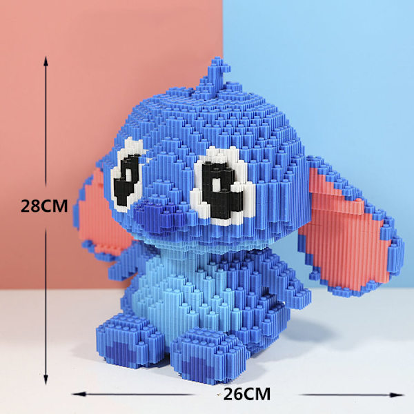 Mini Byggstenar Söta Cartoon Set för Godispåsar, 4680 St Micro Mini Byggleksak DIY 3D Tegelstenar Kit för Vuxna Barn, Jul Födelsedagspresent