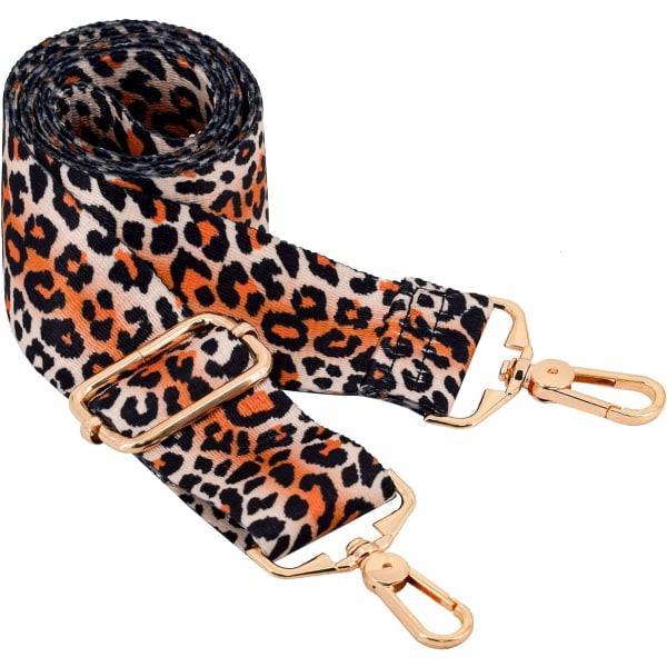 Axelremsväska Crossbody Väska Rembyte Metall Swivel Hook Axelrem Gitarrrem för Crossbody Väska/Bagage u2026 Dream Leopard
