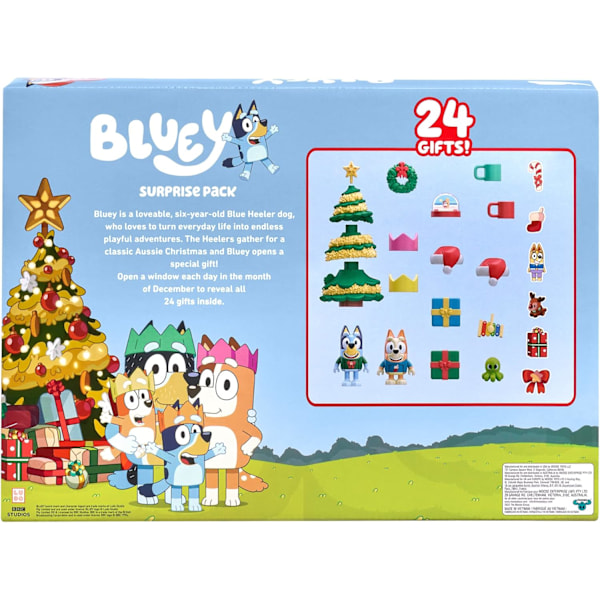 Søt Tegneserie Adventskalender 2024, 24 Dager med Minifigurer Juletellerkalender, 24 stk Søte Tegneserie Minifigurer Dukke Juleferiegaver type 1