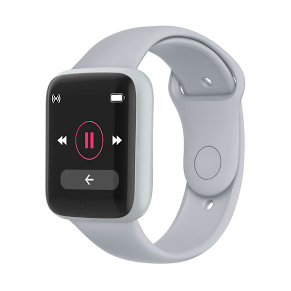 1,4 tommer Smart Watch 150mAh Skridttæller Alarm Indgående Besked Alert Sportstilstand Vandtæt Fitness Watch til IOS 9.0 til Android 5.0 Smartphone Grey