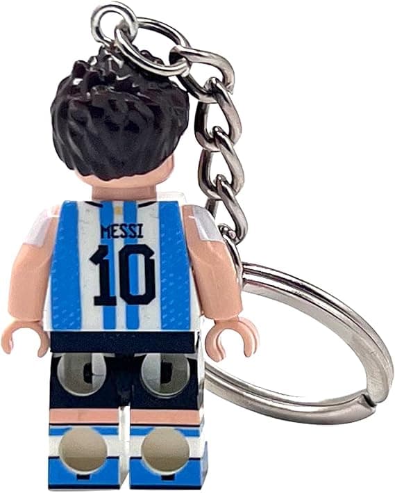 Tilpasset Messi Nøkkelring – Verdensmesterfigur – Samleobjekt Fotballgave