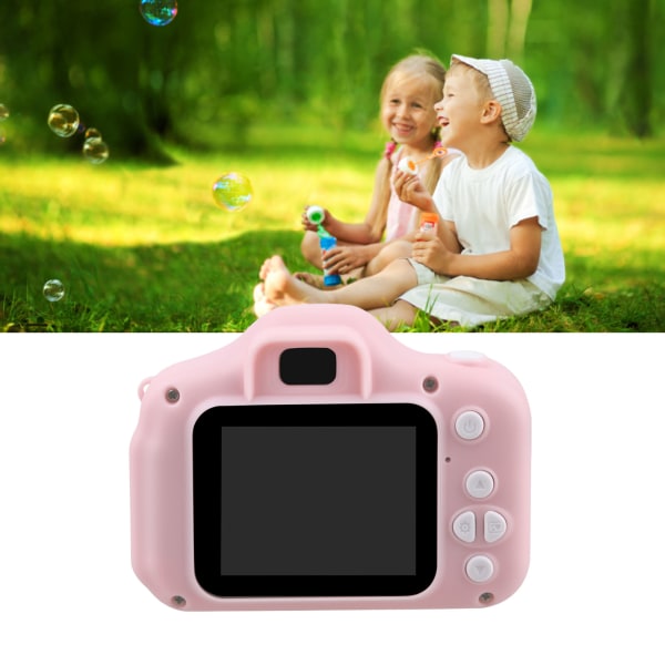 Børne Kamera Support Timing En Knap Betjening Lærerig Toddler Digitalt Videokamera Til Børn Pink
