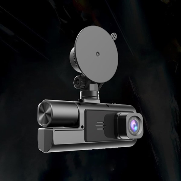 Dash-kamera sovelluksella, päivitetty etu- ja sisä-WiFi-dash-kamera 1080P Full HD Mini-dash-kamera yökuvauksella, silmukka-tallennuksella, G-sensorilla, liiketunnistuksella
