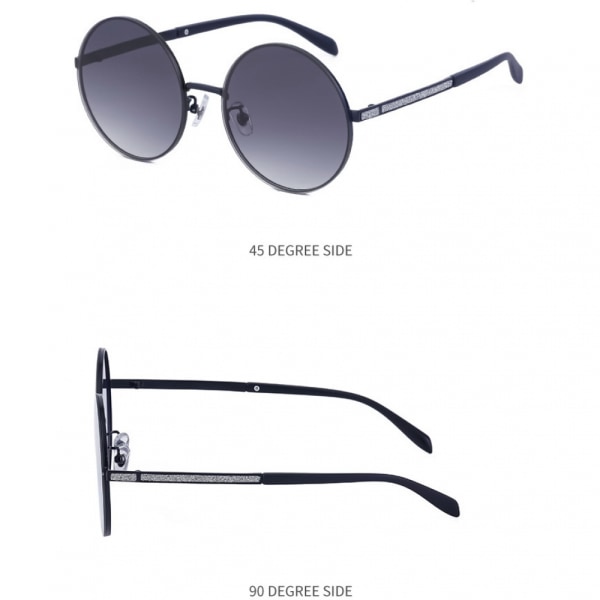 Överdimensionerade solglasögon för kvinnor Lätta modeglasögon - spegelpolariserad lins