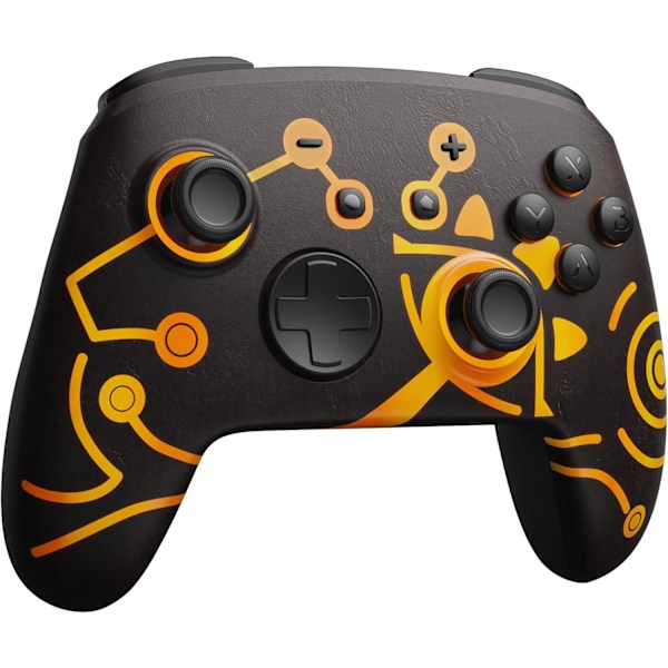 Firefly [Luminous Pattern] Switch-kontroll, Switch Pro-kontroll Trådlös Kompatibel med Switch/OLED/Lite, Bluetooth-spelkontroll med 7 LED-färger/NFC