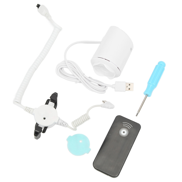 Sikkerhedsalarm Display Stativ Tyverisikret Mobiltelefon Display Holder med Opladningsfunktion til Udstillingshaller Type C