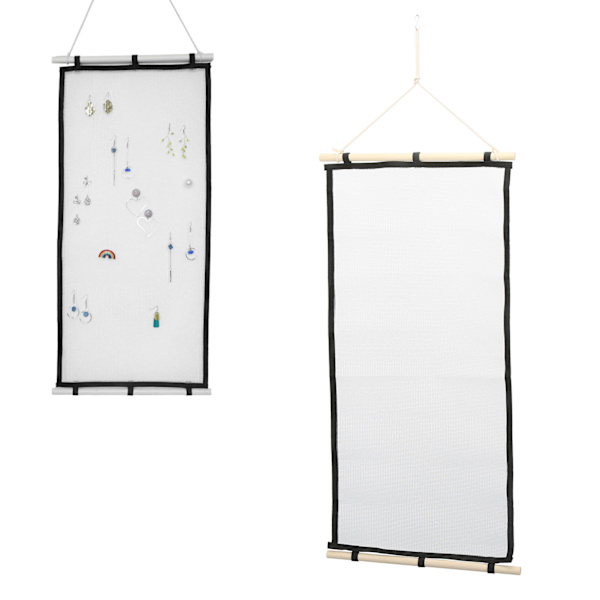 Örhängehållare Multifunktionell Vägghängande Örhängen Smycken Halsband Display Hängande Prydnad Förvaring Samlingsställ