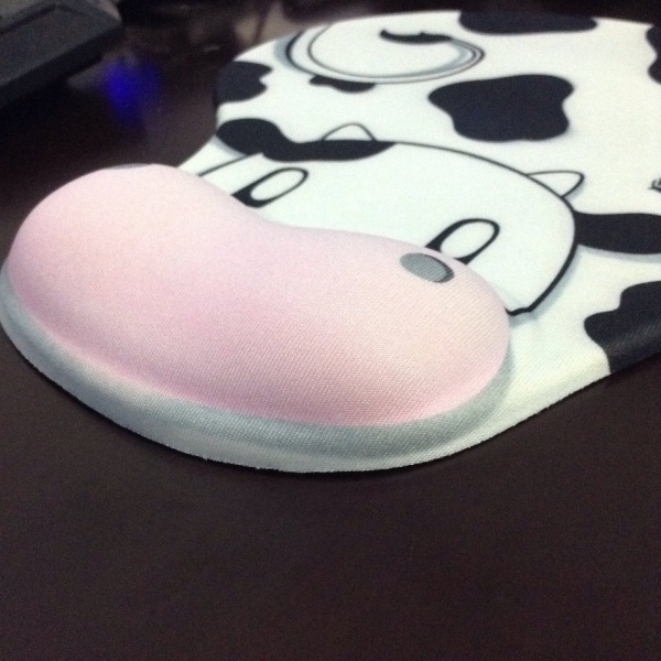 Håndleddsbeskytter Silikon Supermyk Ku Håndleddsstøtte Musematte Ergonomisk Design Memory Foam Musematte / Håndleddsstøtte