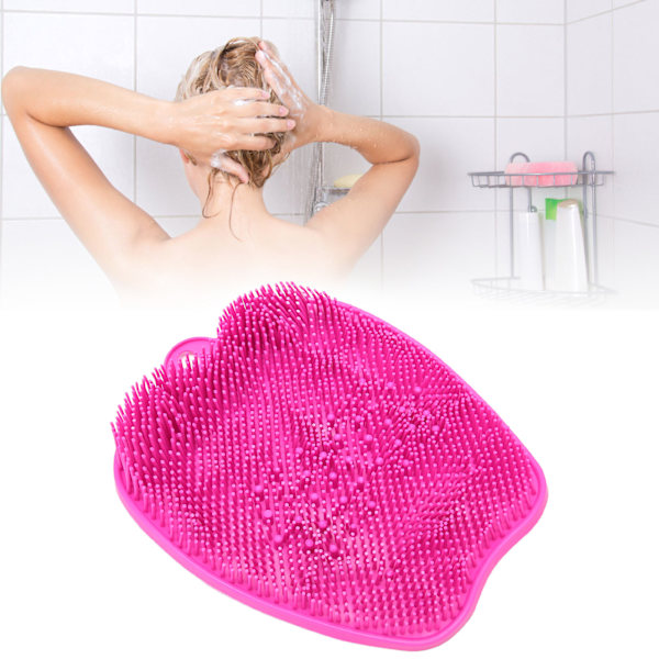 Suihkujalkamassageri - Kuorintaharja, Parantaa Jalkakiertokulkua, Vähentää Jalkakipua, Lievittää Väsyneitä Ja Kipuavia Jalkoja, Suihkujalkakuorintamatto Pink