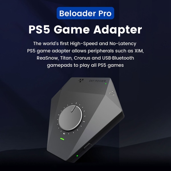 För Beloader Pro Adapter Bluetooth 5.0 USB Keyboard Mouse Converter Guide för XIM för ReaSnow för Titan för Cronus