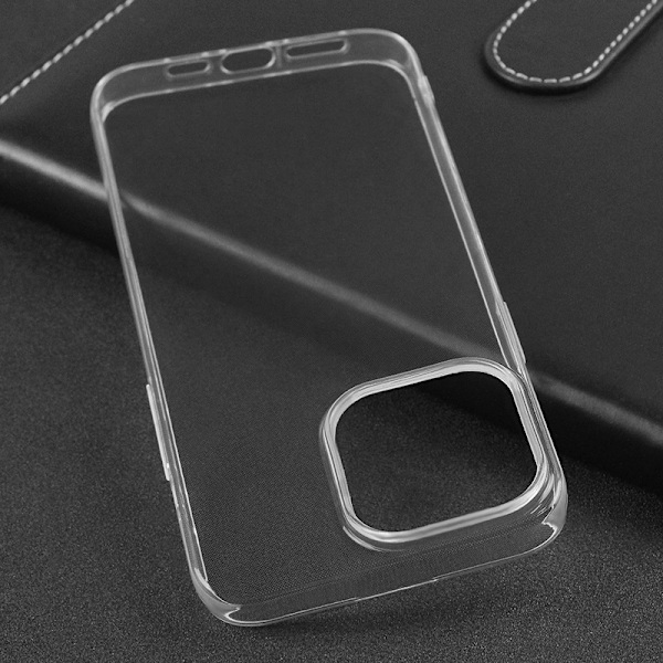 iPhone 15 Pro-skal og firkantet fingerholder - beskyttelse og komfort - sort