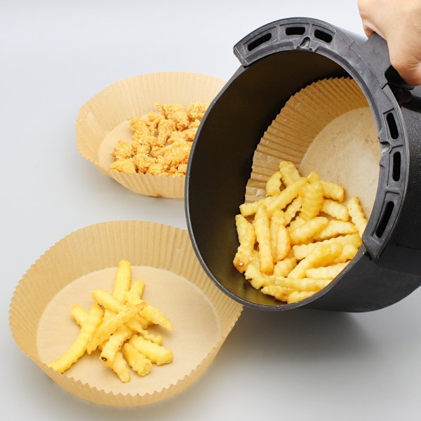 Air Fryer Paper - Brun 100-pak 16 cm 16 cm