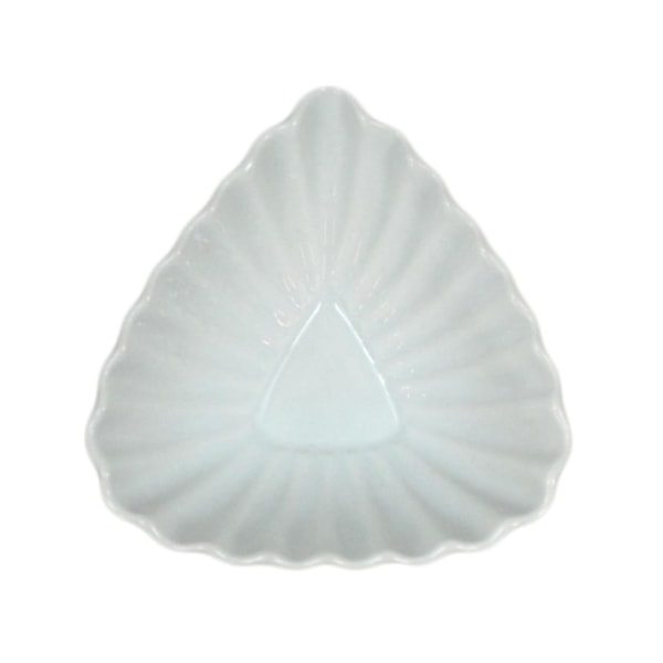 Mini porcelænsskål - Veck Triangular - 16 pakke Vit