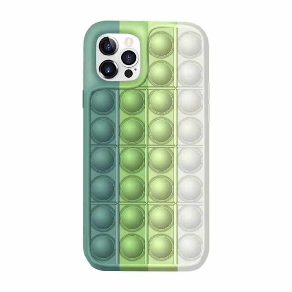 iPhone 12 / iPhone 12 Pro-skal - Pop it Fidget Multicolor mörkblå