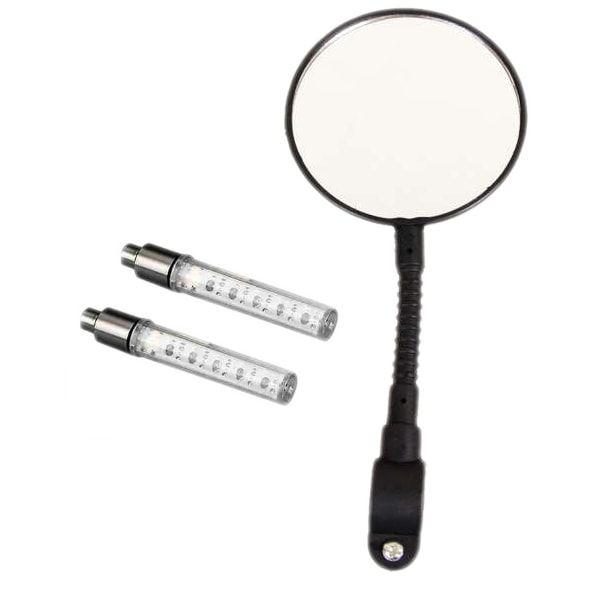 Bicycle Package - LED and Rearview Mirror