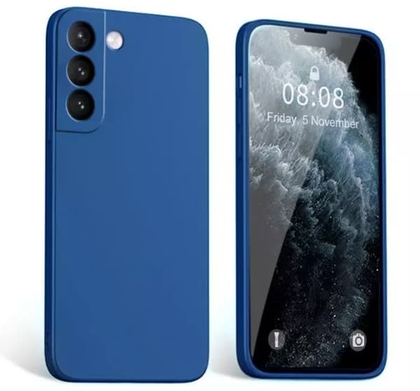 Samsung Galaxy S22 Plus - Silicone Cover Microfiber Ljus grön
