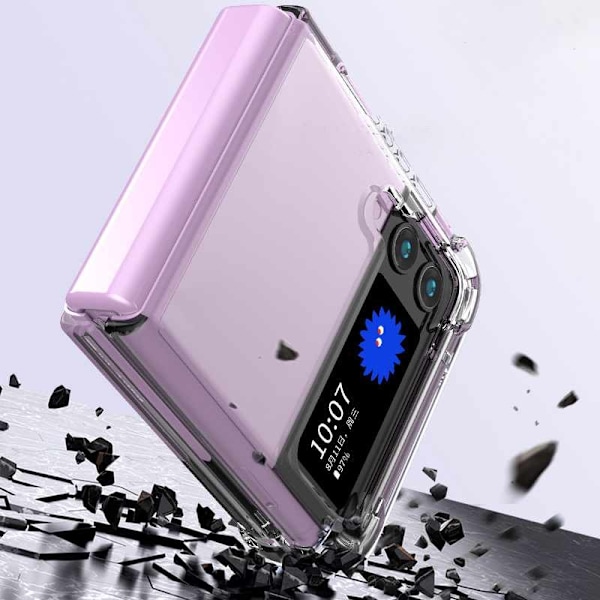 Samsung Galaxy Z Flip 3 Etui - Blødt Transparent Transparent