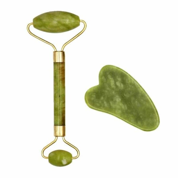 Gua Sha hierontasarja suuri tehokas - vihreä