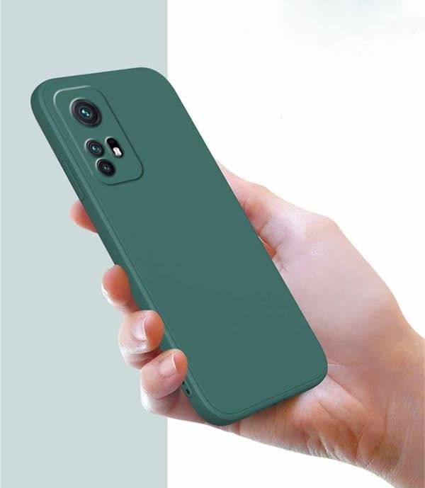 Xiaomi Mi 12 Pro/12S Pro - Silicone Shell Microfiber Svart