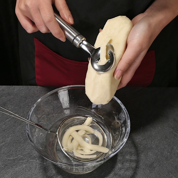 Pastaskræller i rustfrit stål