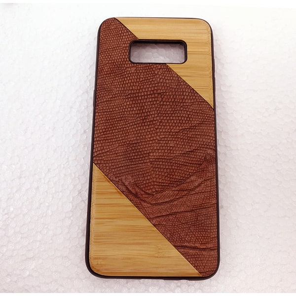 Samsung Galaxy S8 plus - Cover with wooden pattern