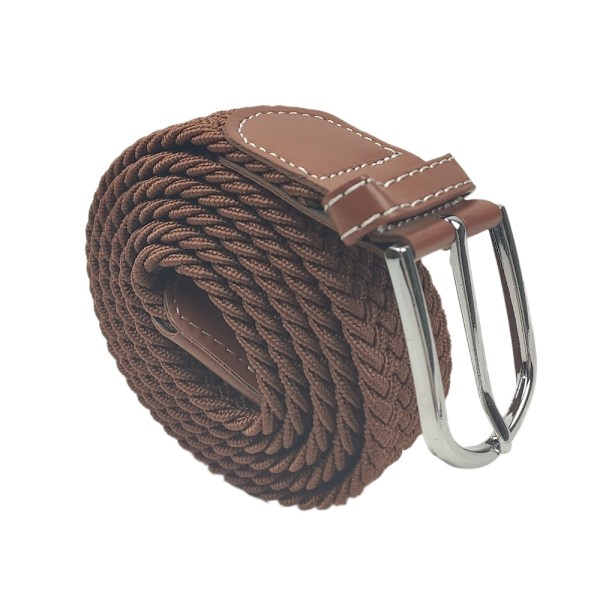Flexibelt Canvastyg Bälte - 25 färger Brun