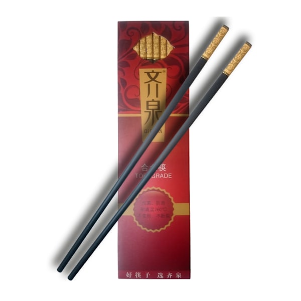 Chopsticks - Golden Emblem Large - 10 pairs Svart