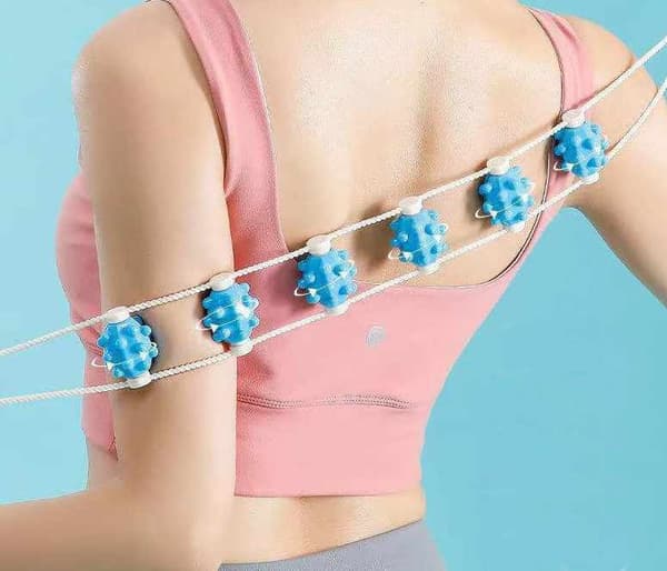 Massageruller - reb til akupunkturpunkter Rosa