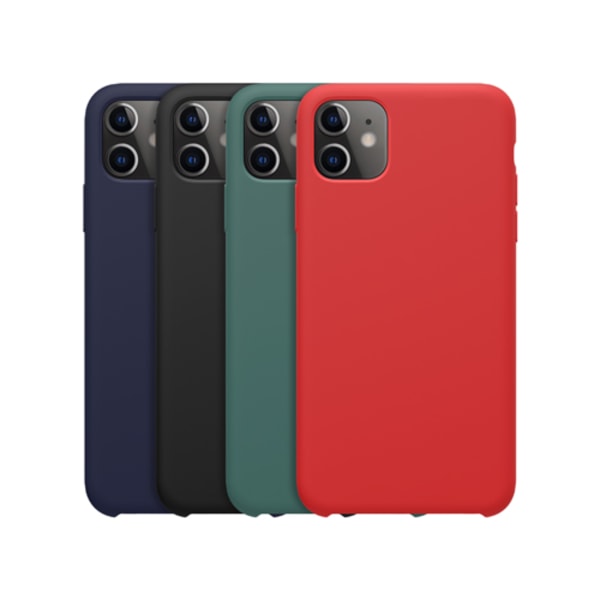 iPhone 11 Pro Max silikon mikrofiber skal grön