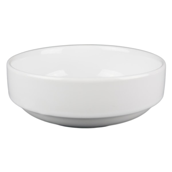 Spisestel i ægte porcelæn - Tallerkener og skåle - VM28 - 14 stk Vit