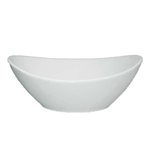 Mellan Porslins Skål - Oval - 4 Pack Vit