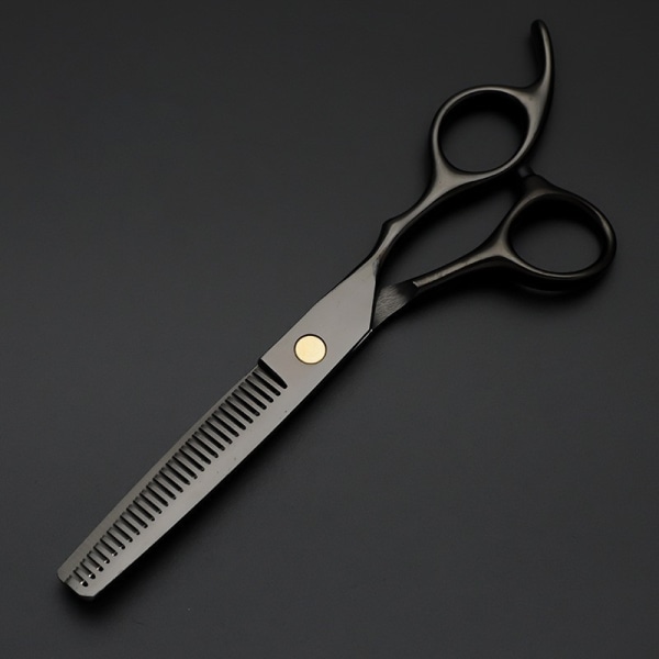 Professionelt frisørsæt: Sort saks - 4 dele - Luksus + gratis fo