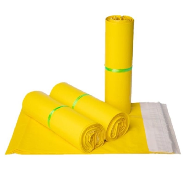 100 st - E-handelspåse 32 x 45 cm - Gul Yellow 2 Pack