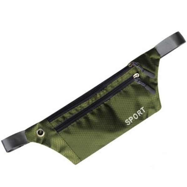Polyester Midjeväska - 3 fack Camo mörk